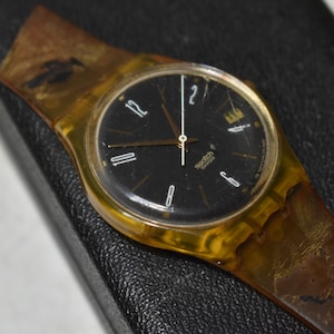 Vintage Collectible Swatch Swiss Made Watch AG 1997 Stainless Steel-Wristwatch Swatch
