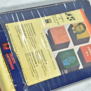 ヴィンテージ Stelios Kazantzidis No4 8KR-81962 テープ Made In USA-8 トラック カートリッジ