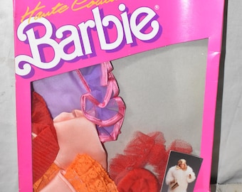 Ensemble Barbie haute couture vintage des années 1980 par Mattel | Objet de collection avec boîte d'origine