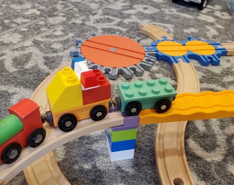 Duplo train bridge feasibly kmart