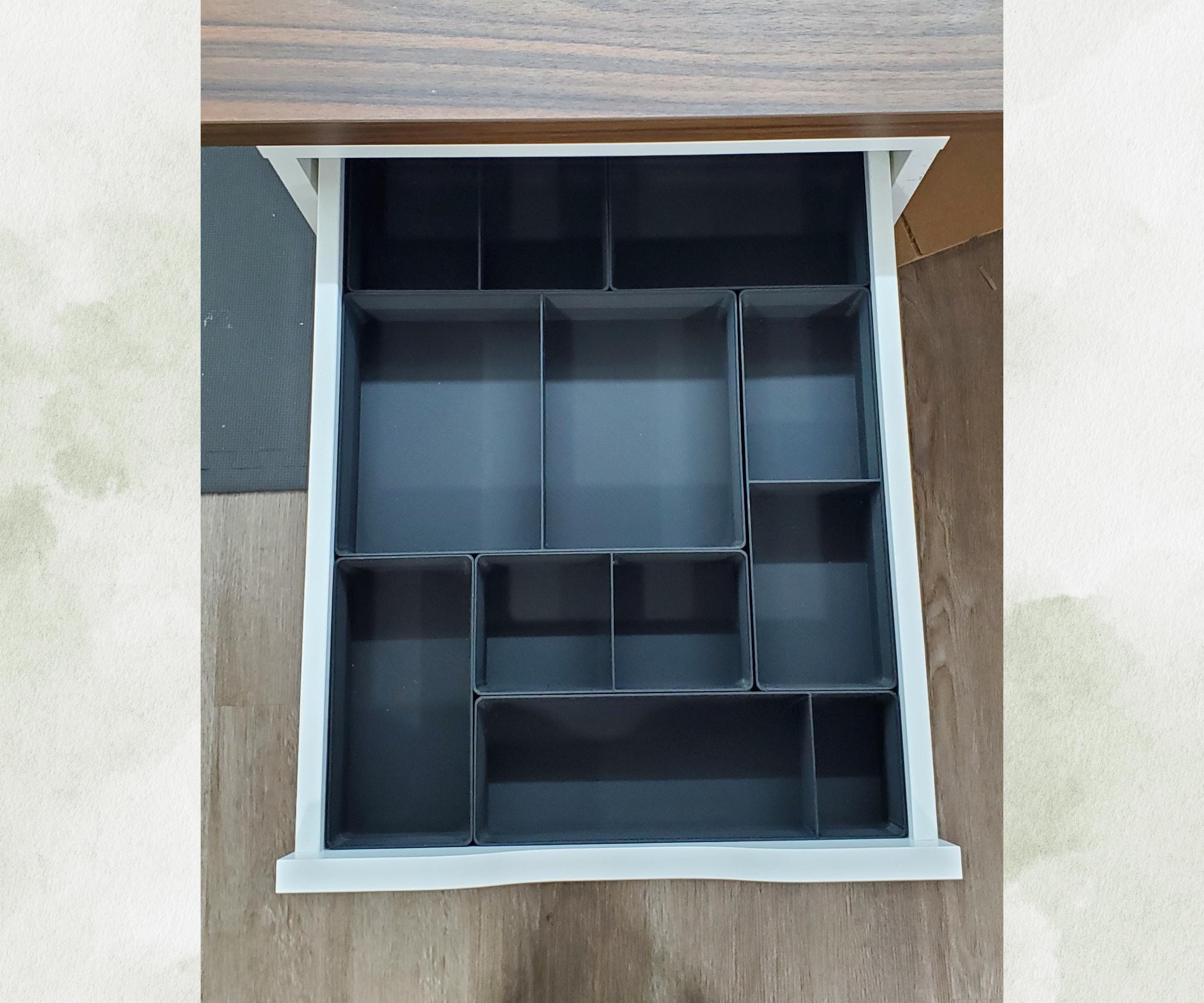 IKEA ALEX Drawer Organizer Inserts, Home Office Storage Trays, Crafting Desktop Pencil Holders, Kitchen Drawer Dividers, Work & School Gifts