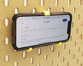Tablet Halter für IKEA SKADIS & 1/4 Pegboard, Office, Schreibtisch, Klassenzimmer Display. Werkstatt/Handwerk Organisation. Geschenk für Mama, Papa