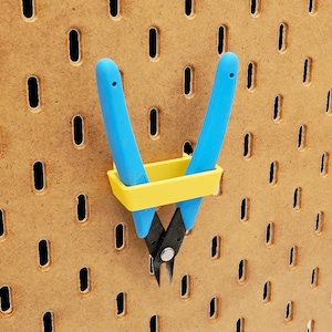 Scissor Holder for IKEA SKADIS and 1/4&quot; Pegboards, Shear/Plier Organization, Sewing Storage, Hobby Desk, Gift for Mom, Fathers Day Present
