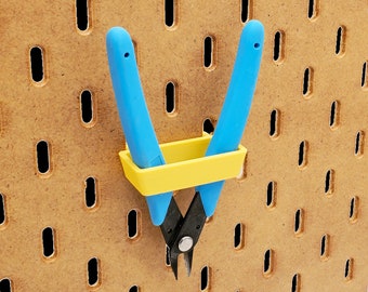 Schaarhouder voor IKEA SKADIS en 1/4" onderbord, schaar-/tangorganisatie, naai-opberger, hobbybureau, cadeau voor moeder, vaderdagcadeau