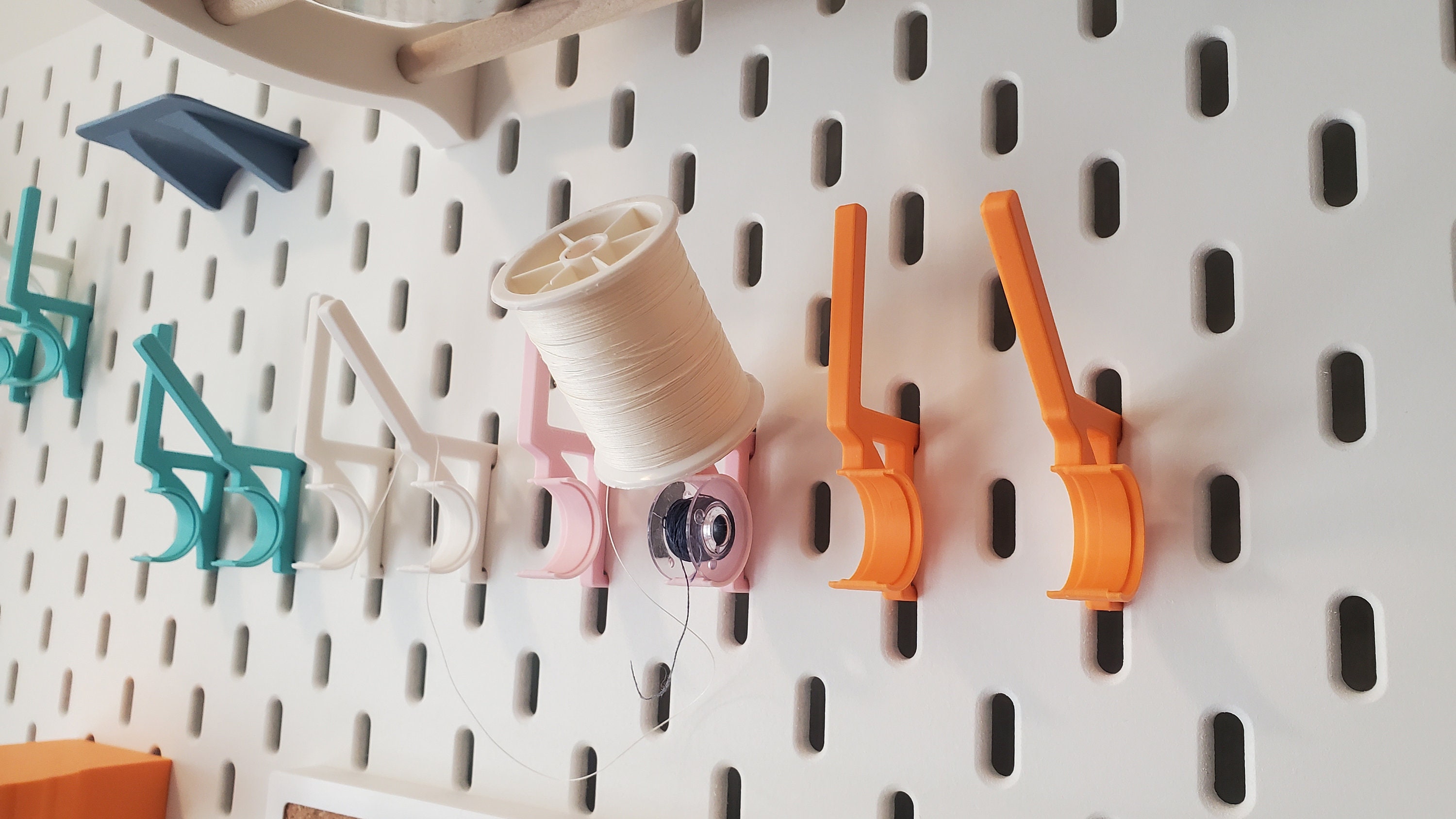 Washi Masking Tape Holder and Dispenser for Ikea Skadis Pegboard 
