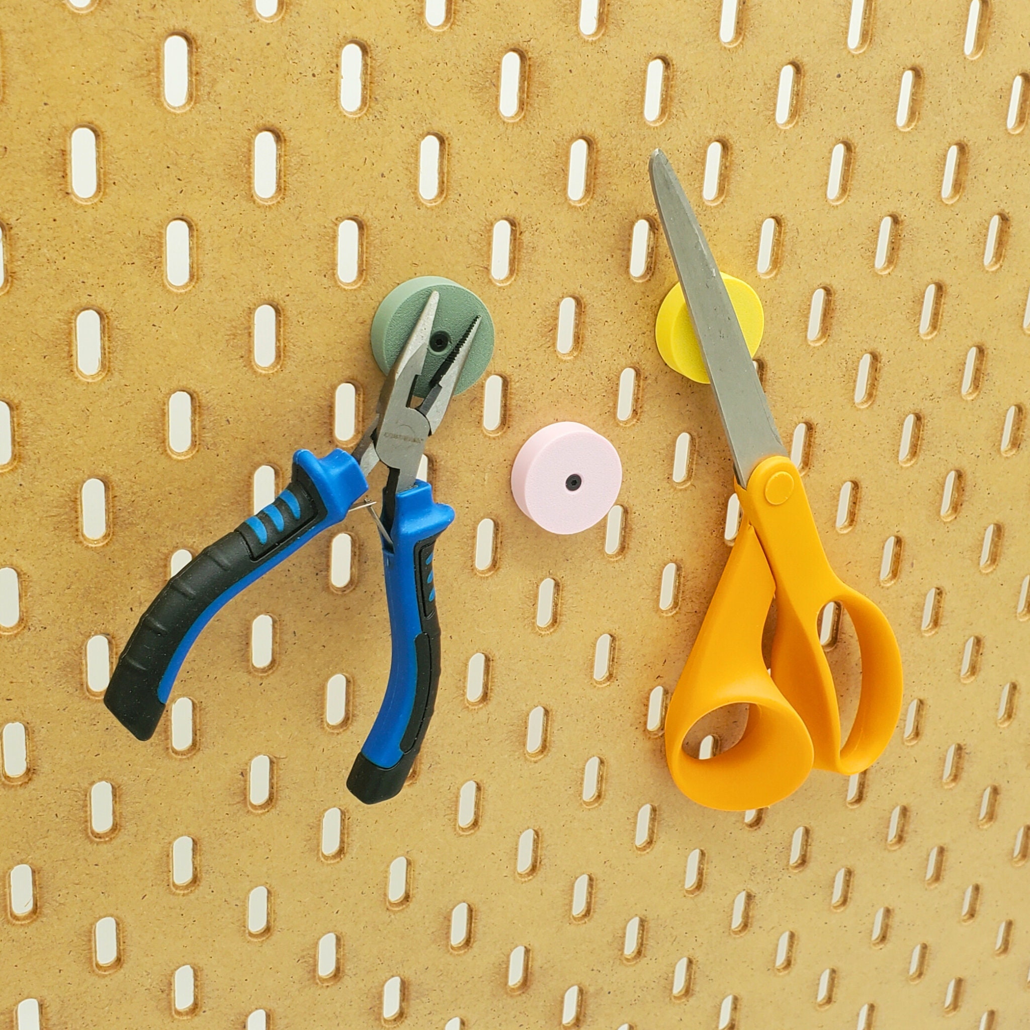 Cable Holder For Ikea Skadis | Various Colours | Peg Board Accessories For Various Items | Storage Container Box Scissors Tools Tidy Holder