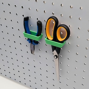 Porta forbici per pannelli forati da 1/4", organizzazione di forbici/pinze, spazio per cucire, scrivania per hobby, regalo per la mamma, regalo per la festa del papà, regalo IKEA SKADIS