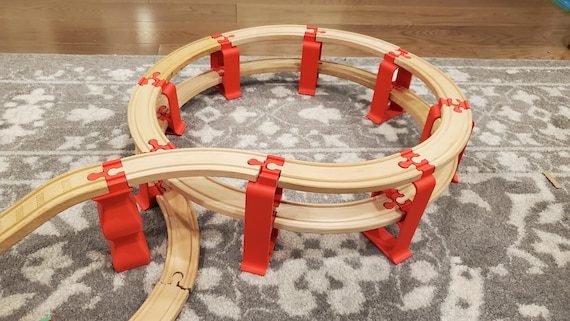 Thick Train Spiral Mountain, Compatible With Wooden Tracks, Brio