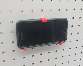 Tablet Halter, IKEA SKADIS Zubehör, 1/4 Zoll Pegboard Home Office Organisation. Telefonhalterung, Kalenderbetrachter, Ipad Aufbewahrung, Vatertag