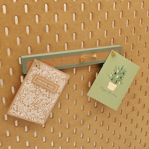 Cork Board/Push Pin | SKADIS or 1/4&quot; Pegboard Compatible, Over 12 Colors! | Office/Classroom/Crafting Organizer for Photos, Notes and more!