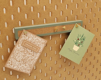 Cork Board/Push Pin | SKADIS or 1/4" Pegboard Compatible, Over 12 Colors! | Office/Classroom/Crafting Organizer for Photos, Notes and more!