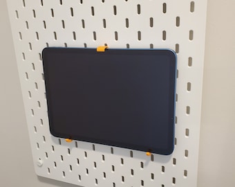 Tablet/kindle/iPad Holder for IKEA SKADIS & 1/4 Pegboard,  Office, Desk, Classroom Display