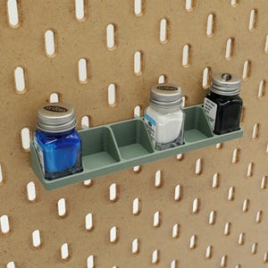 Testors Paint Display, Paint Rack Storage Holder, SKADIS or 1/4&quot; Pegboard Accessory Miniature D&D Hobby Storage, Model Building, Fathers Day