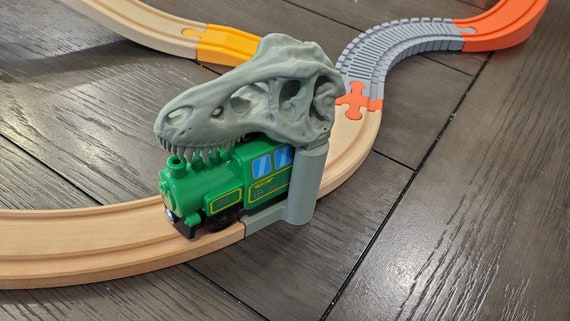 Dinosaure Train Jouet en Bois pour Enfant, Jouet Garcon 1-4 Ans