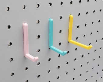 L-Haken SKADIS oder 1/4 "Stiftbrett Zubehör, Nähorganisation, Malwerkzeugaufbewahrung, Schulbank, Bastelraum, Werkzeughalter, Hausaufgaben