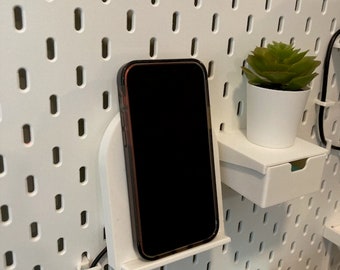 SKADIS Wireless Phone Ladegert | IKEA SKADIS Telefonhalter / Ladegert,  1/4 "Pegboard Zubehr. Home Office, Fernarbeit, Aufbewahrung von Elektronik  - Etsy.de