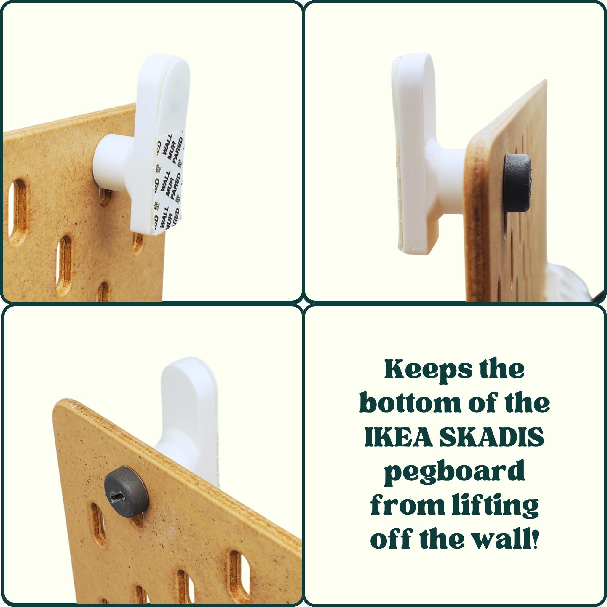 Ikea SKADIS Safety Mounting, Lower Wall Supports, UPPSPEL Pegboard ...