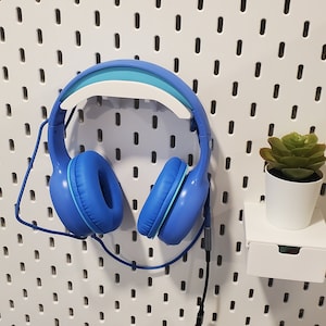 Headphone Display Mount! For Over-Ear Music Devices! | SKADIS or 1/4" Pegboard Compatible!