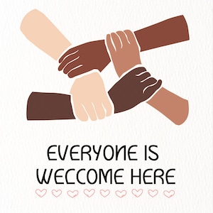 Poster Tutti sono benvenuti qui