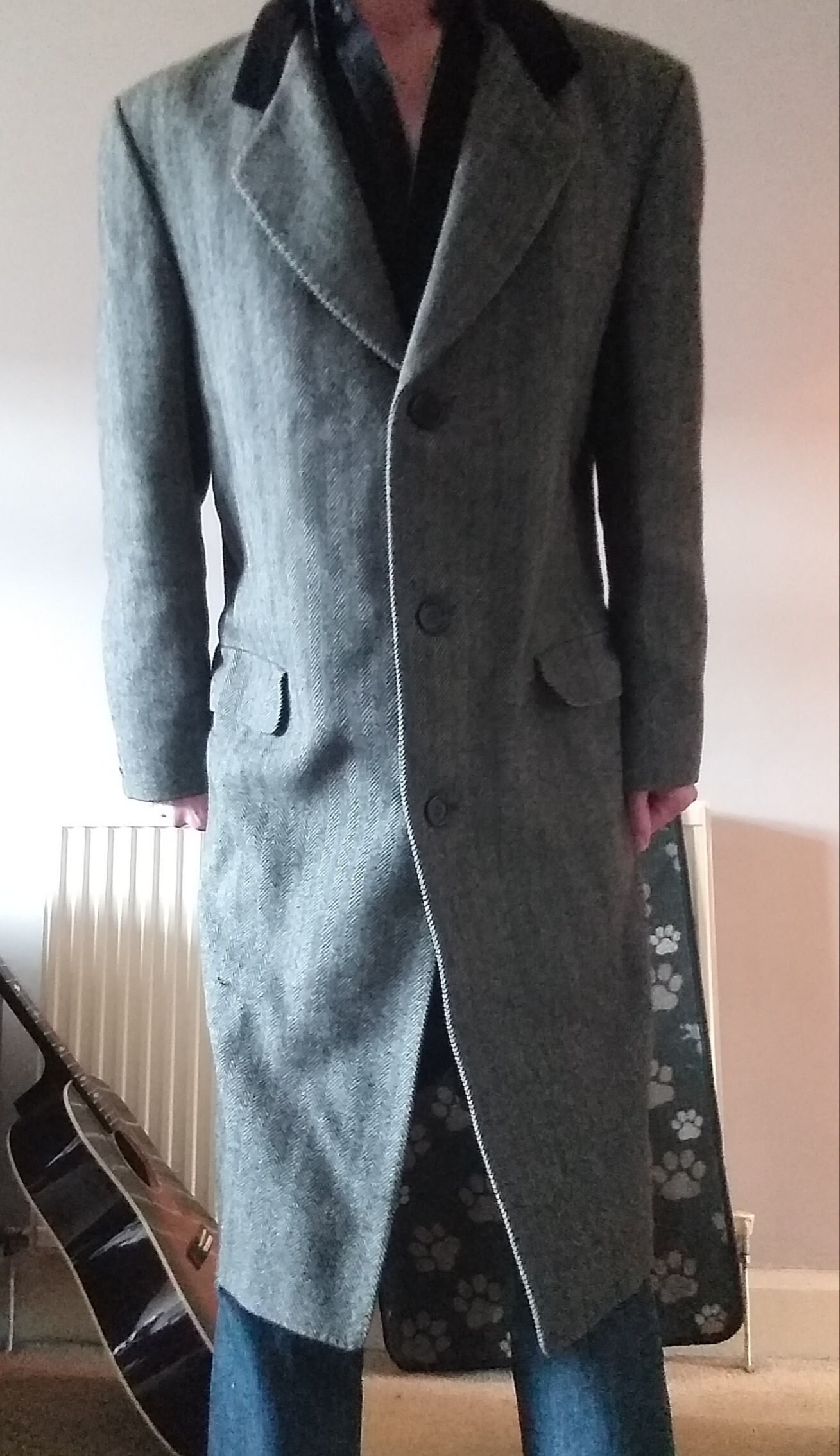 crombie coat grey