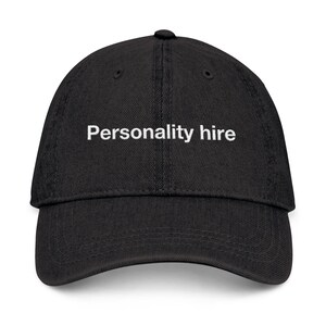Personality Hire Dad Hat - Embroidered Programmer Cap, Software Engineer Gift, Funny Developer Headwear