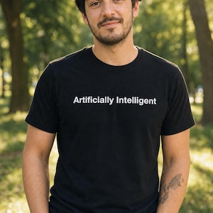 Artificially Intelligent Shirt - Funny Software Engineer Gift, Developer T-Shirt, Programmer Tee, Coding Tech Humor