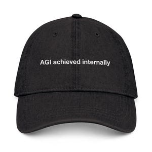 Chapeau de papa obtenu en interne par AGI - casquette de programmeur brodée, cadeau d'ingénieur logiciel, chapeaux de développeur amusants