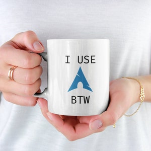 I Use Arch Btw Ceramic Mug 11oz - White