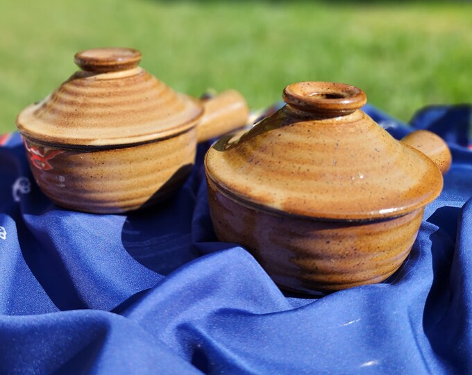 Vintage French Onion Soup Bowls Pair With Lids - Etsy
