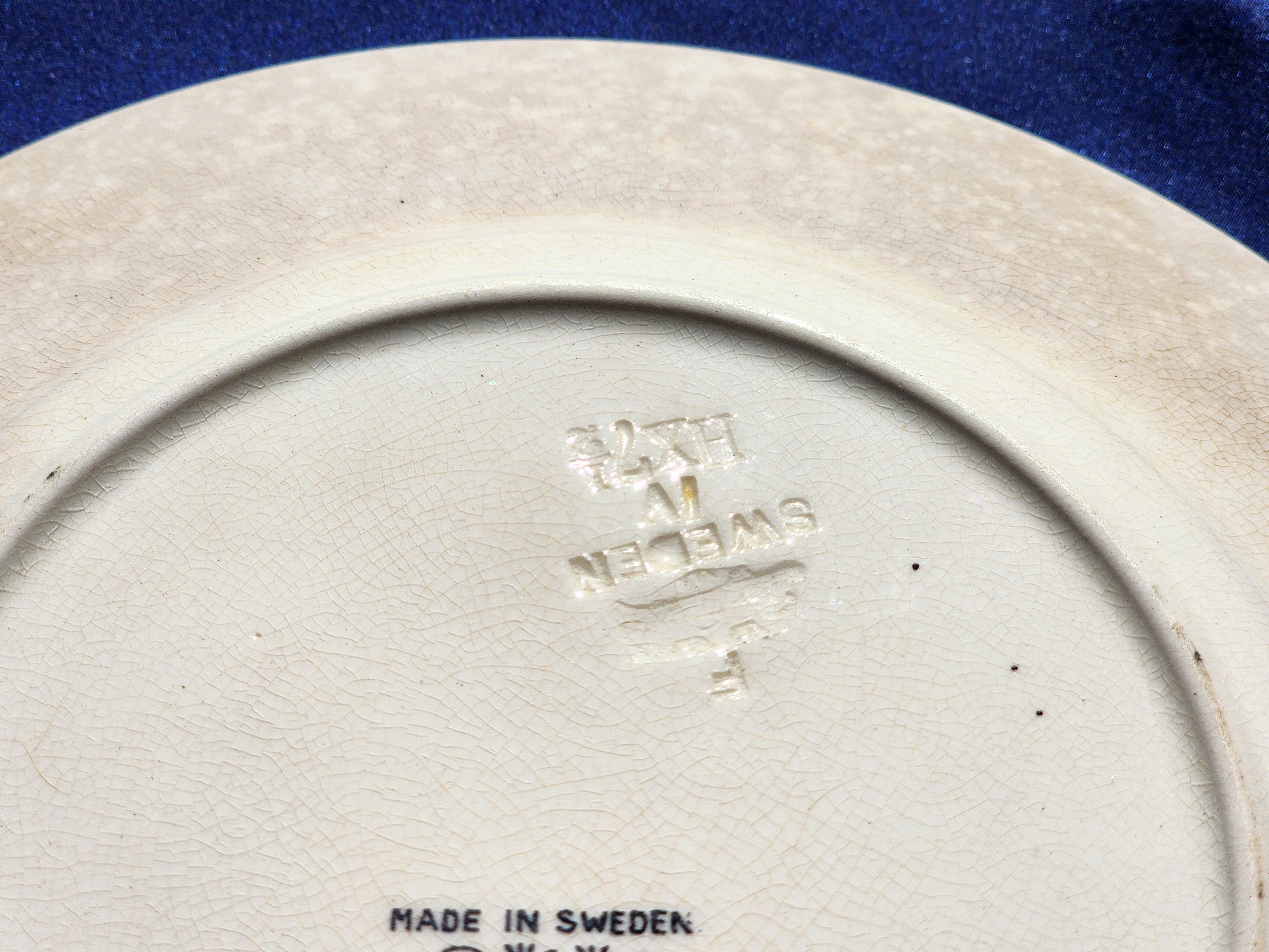 Vintage Rörstrand Sweden Collector Plate - Rare - Etsy
