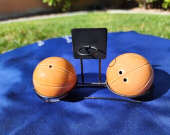 Vintage Shafford Japan Basketball Salt and Pepper Shakers