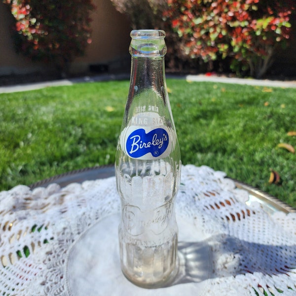 Vintage Bireley's King Size Soda Bottle