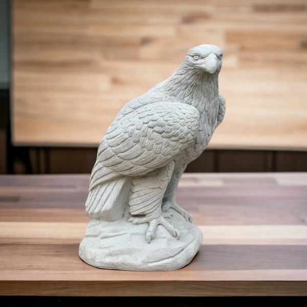 Large Concrete Eagle Statue Etsy