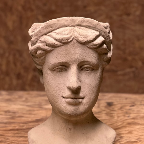 Lady Head Planter Statue Etsy