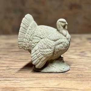Concrete Turkey Figure Home Turkey Statue Realistic Turkey Standing