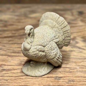 Concrete Turkey Figure Home Turkey Statue Realistic Turkey Standing