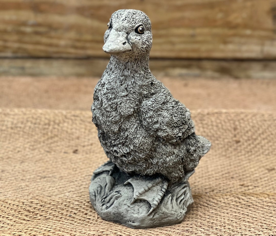 Concrete Duck Statue Farm Animal Figure Realistic Duck Etsy