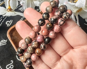 Rhodonite Bracelet 8mm