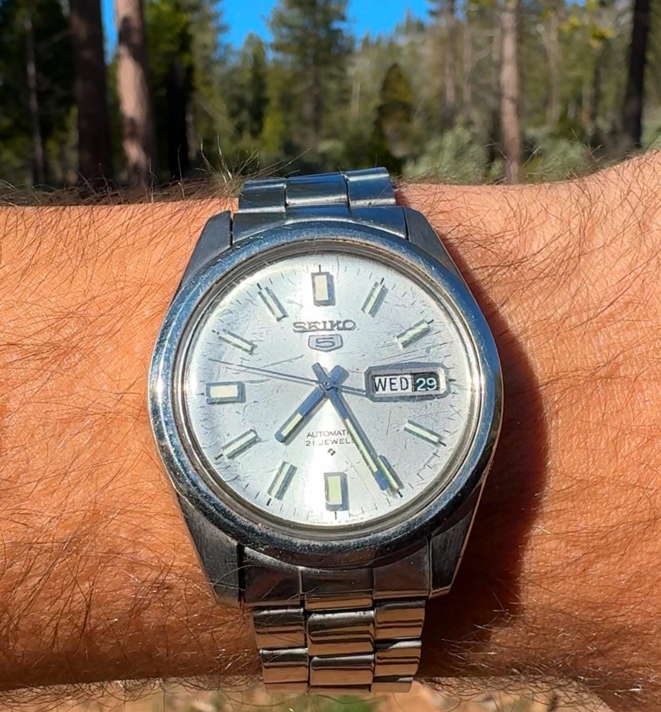 Vintage Seiko 5 Model 6119- 8083 Men's Automatic 21 Jewel