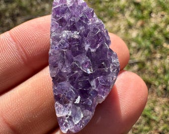 52 karat ametist specialslipad cabochon druzy handslipad