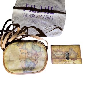 Alviero Map Handbag - Etsy display picture 3