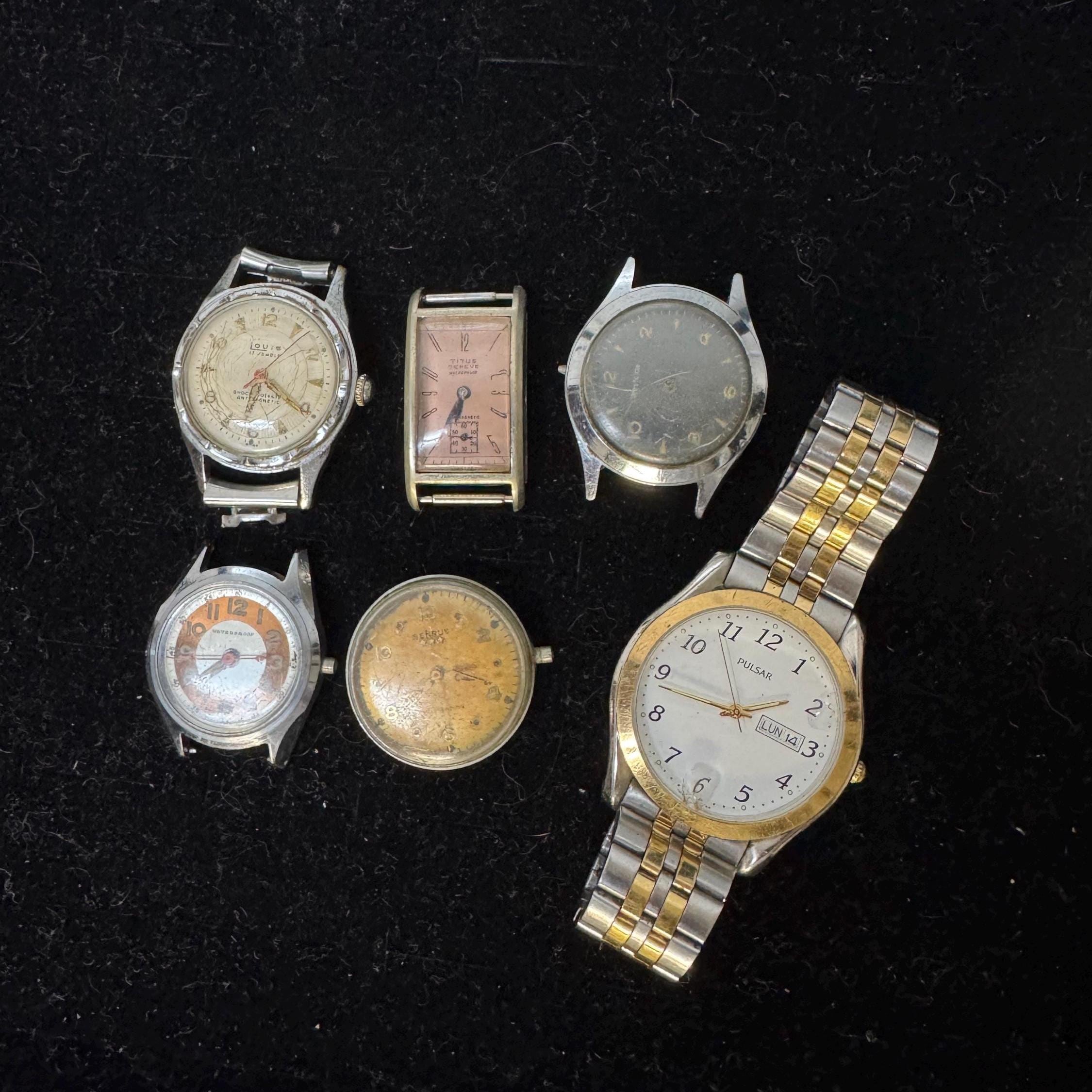 Vintage & Modern Watch Lot - Mixed Styles & Bands 1386 Vintage Lot Watch Bands - Etsy main image 2