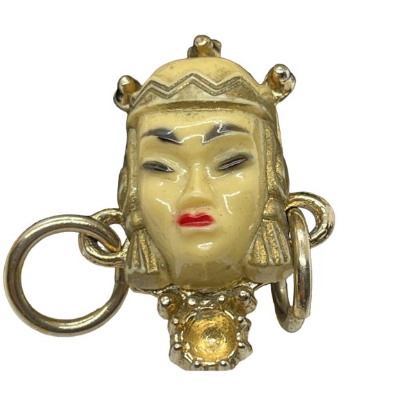 Broche Portrait Vintage En Bakélite – Occasion, Bijou Rétro Années 40-50