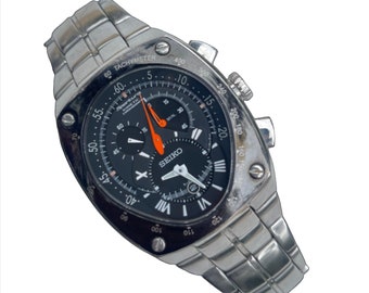 Seiko Sportura Chronograph Watch 7L22 0AD0 Vintage