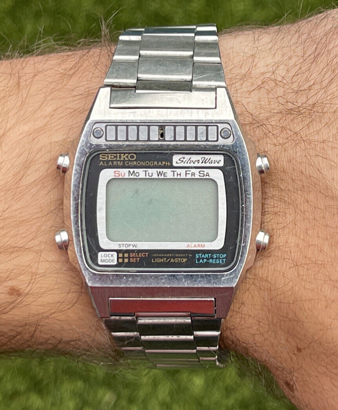 SEIKO SLIVER WAVE A547-5020 腕時計 デジタル SEIKO SLIVER WAVE A547-5020 腕時計 デジタル Vintage 1980