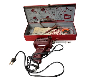 Vintage 1940s Original Wen 110 Volt Soldering Iron Kit Tested