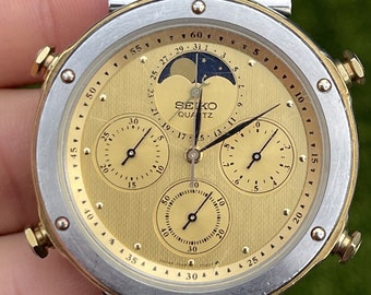 セイコー SEIKO クルージングクロノ 7A48-7000 稼働品 QUARTZ セイコー SEIKO クルージングクロノ 7A48-7000 稼働品 QUARTZ