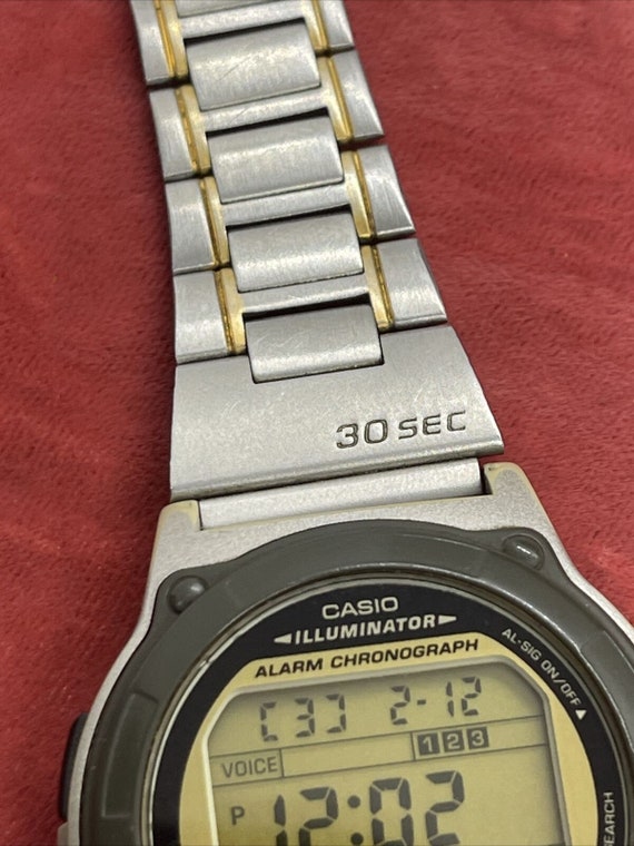 Casio A-V3 LCD digital voice recorder watch 1589 … - image 8