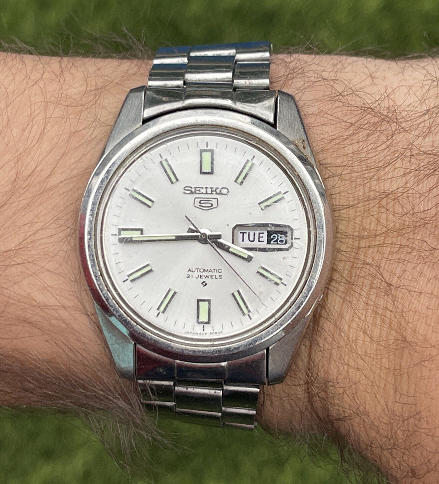 Vintage Seiko 5 Model 6119- 8083 Men's Automatic 21 Jewel Vintage Seiko 5 Model 6119- 8083 Men's Automatic 21 Jewel