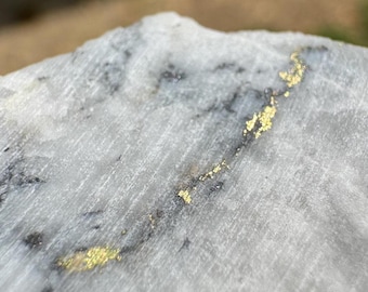 Gold in Quartz - 16 to 1 Mine - Alleghany, California Specimen - 19.5 grams